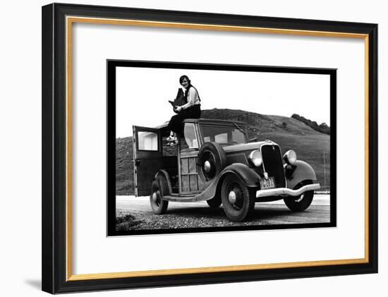 Dorothea Lange, Resettlement Administration Photographer-Dorothea Lange-Framed Art Print