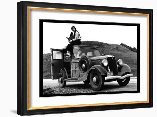 Dorothea Lange, Resettlement Administration Photographer-Dorothea Lange-Framed Art Print