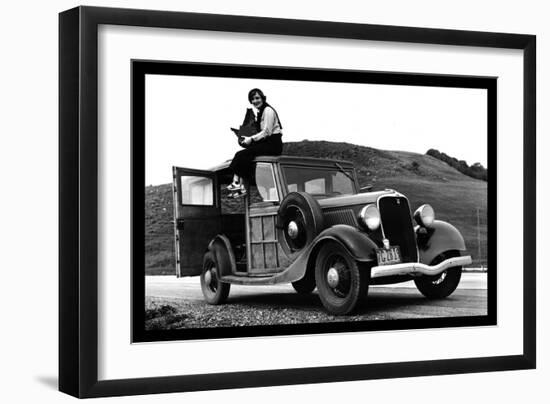 Dorothea Lange, Resettlement Administration Photographer-Dorothea Lange-Framed Art Print