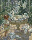 Children Playing Beside a Stream-Dorothea Sharp-Giclee Print