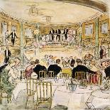 Dancers and Diners at the Kit- Kat Club in the Haymarket London-Dorothea St. John George-Framed Stretched Canvas