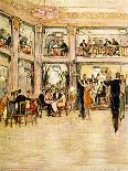 Dancers and Diners at the Kit- Kat Club in the Haymarket London-Dorothea St. John George-Framed Stretched Canvas