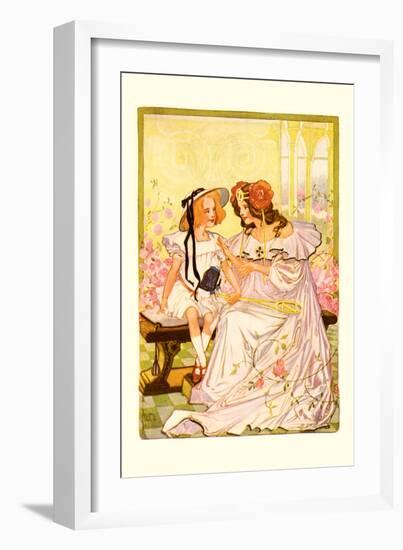 Dorothy and Ozma-John R. Neill-Framed Art Print