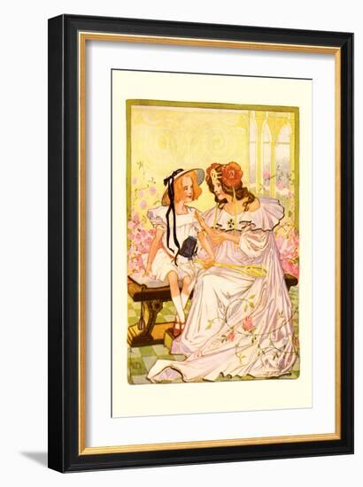 Dorothy and Ozma-John R. Neill-Framed Art Print