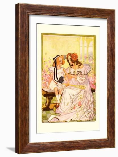 Dorothy and Ozma-John R. Neill-Framed Premium Giclee Print