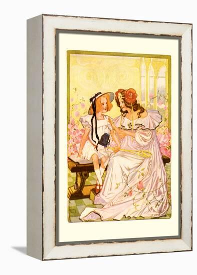 Dorothy and Ozma-John R. Neill-Framed Stretched Canvas