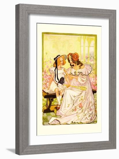 Dorothy and Ozma-John R. Neill-Framed Art Print