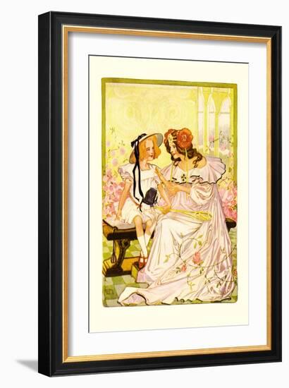 Dorothy and Ozma-John R. Neill-Framed Art Print