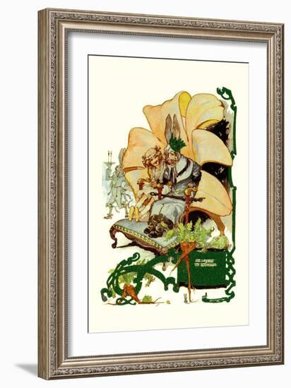 Dorothy and the King-John R. Neill-Framed Art Print