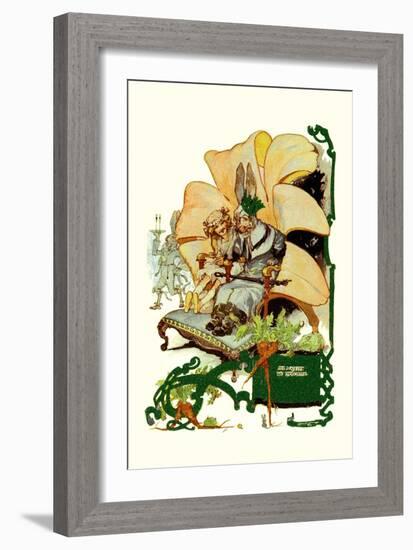 Dorothy and the King-John R. Neill-Framed Art Print