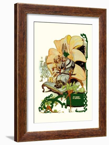 Dorothy and the King-John R. Neill-Framed Art Print