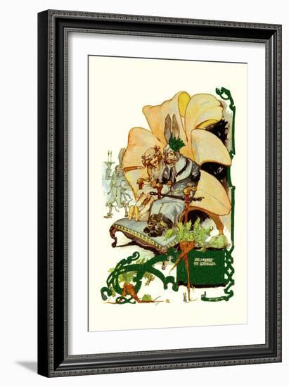 Dorothy and the King-John R. Neill-Framed Art Print