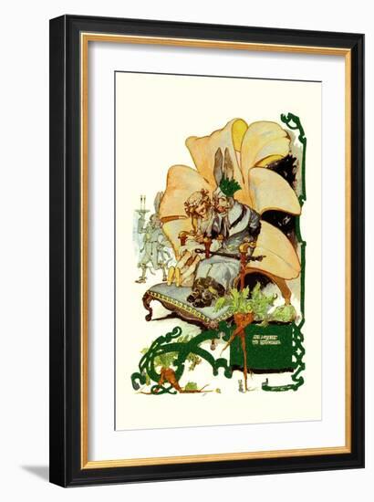 Dorothy and the King-John R. Neill-Framed Art Print