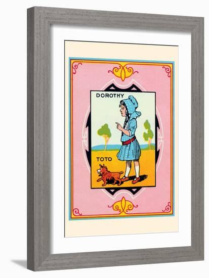 Dorothy and Toto-John R. Neill-Framed Art Print