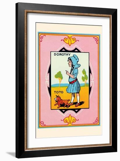 Dorothy and Toto-John R. Neill-Framed Art Print