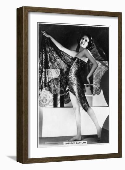 Dorothy Bartlam, British Actress, 1938-null-Framed Giclee Print