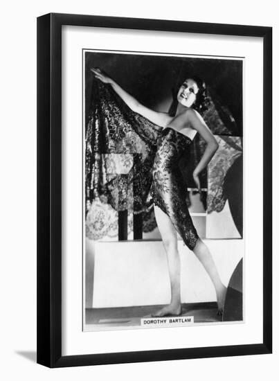 Dorothy Bartlam, British Actress, 1938-null-Framed Giclee Print
