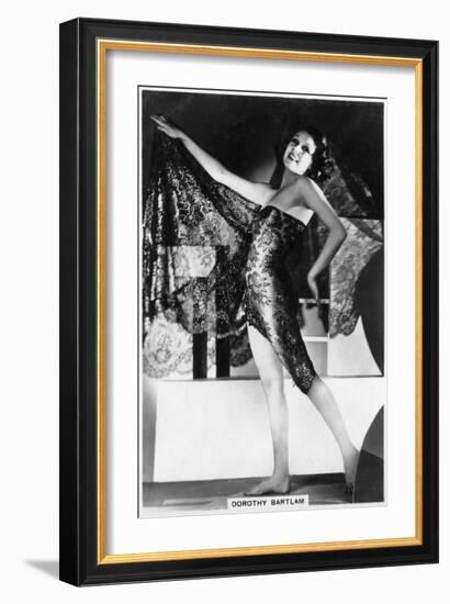 Dorothy Bartlam, British Actress, 1938-null-Framed Giclee Print