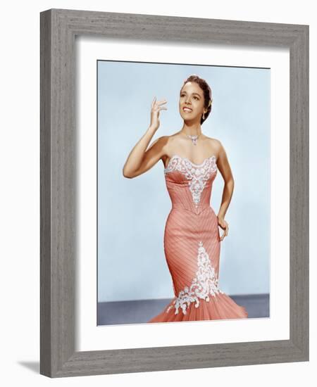 Dorothy Dandridge, ca. 1950s-null-Framed Photo