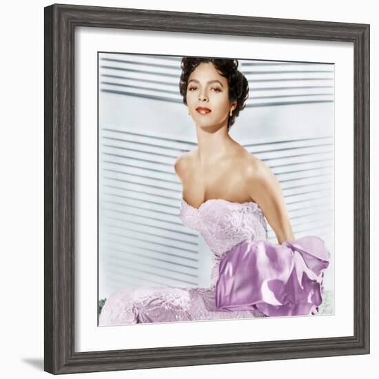 Dorothy Dandridge, ca. 1950s-null-Framed Photo