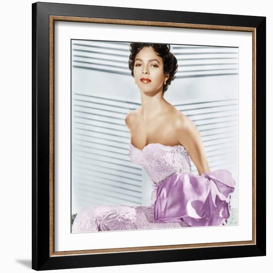 Dorothy Dandridge, ca. 1950s-null-Framed Photo