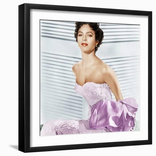 Dorothy Dandridge, ca. 1950s-null-Framed Photo