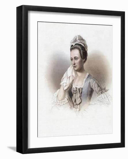 Dorothy Quincy Hancock Scott, Dorothy Quincy, Portrait by John Singleton Copley-John Singleton Copley-Framed Giclee Print