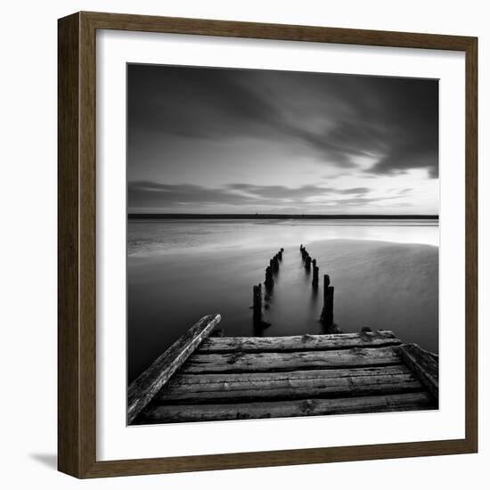 Dorset Jetty-Rob Cherry-Framed Giclee Print