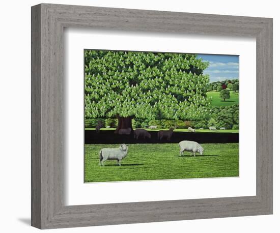 Dorset Parkland, 2007-Liz Wright-Framed Giclee Print