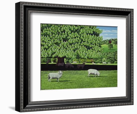 Dorset Parkland, 2007-Liz Wright-Framed Giclee Print