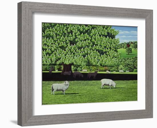 Dorset Parkland, 2007-Liz Wright-Framed Giclee Print