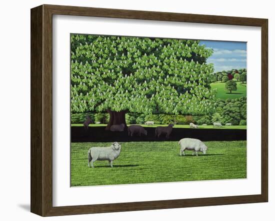 Dorset Parkland, 2007-Liz Wright-Framed Giclee Print