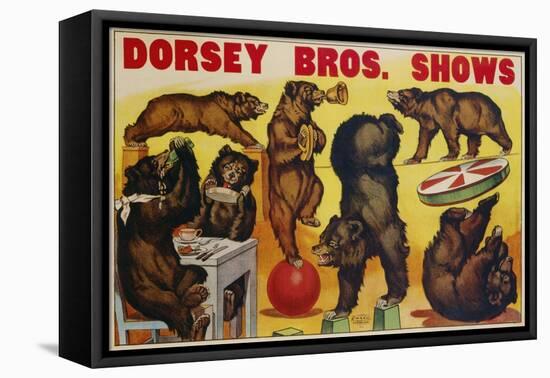 Dorsey Bros. Shows Poster-null-Framed Premier Image Canvas