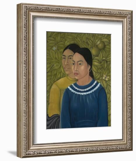 Dos Mujeres (Salvadora y Herminia), 1928-Frida Kahlo-Framed Art Print