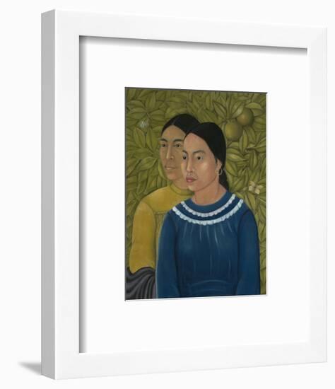 Dos Mujeres (Salvadora y Herminia), 1928-Frida Kahlo-Framed Art Print