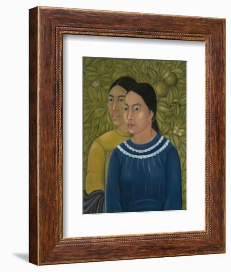 Dos Mujeres (Salvadora y Herminia), 1928-Frida Kahlo-Framed Art Print