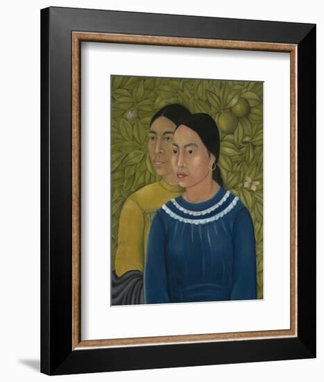 Dos Mujeres (Salvadora y Herminia), 1928-Frida Kahlo-Framed Art Print