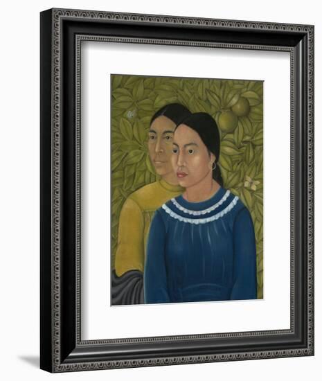 Dos Mujeres (Salvadora y Herminia), 1928-Frida Kahlo-Framed Art Print