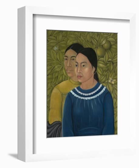 Dos Mujeres (Salvadora y Herminia), 1928-Frida Kahlo-Framed Art Print