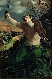 Jupiter, Mercury and the Virtue (Jupiter Painting Butterflie)-Dosso Dossi-Framed Giclee Print