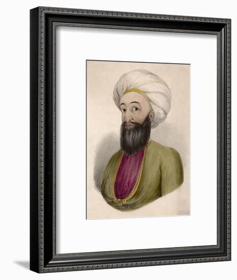 Dost Mohammad Khan Ruler of Afghanistan-null-Framed Art Print