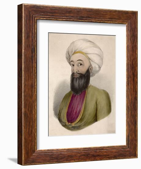 Dost Mohammad Khan Ruler of Afghanistan-null-Framed Art Print