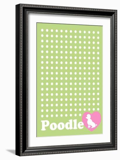 Dot and Poodle Green-Ikuko Kowada-Framed Giclee Print