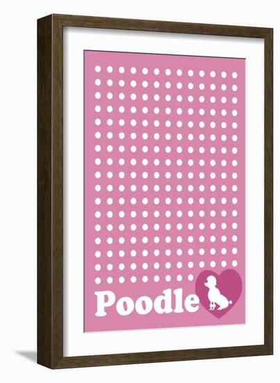 Dot and Poodle Pink-Ikuko Kowada-Framed Giclee Print