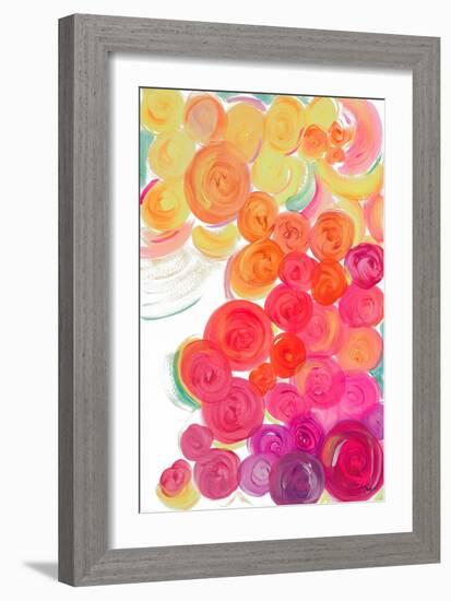 Dot Garden I-Kat Papa-Framed Art Print