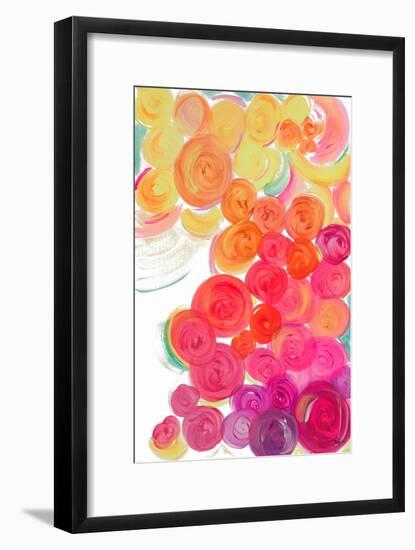 Dot Garden I-Kat Papa-Framed Art Print