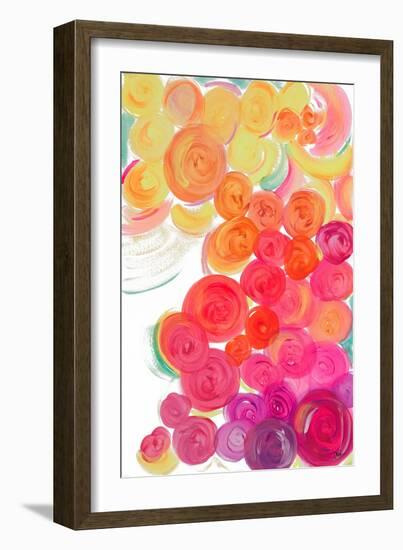 Dot Garden I-Kat Papa-Framed Art Print