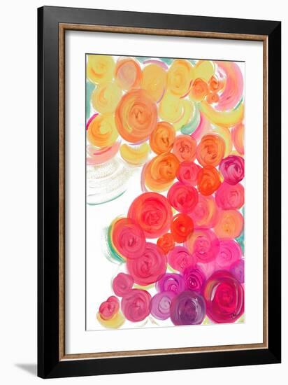 Dot Garden I-Kat Papa-Framed Art Print