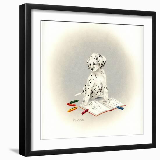 Dot to Dot-Peggy Harris-Framed Giclee Print