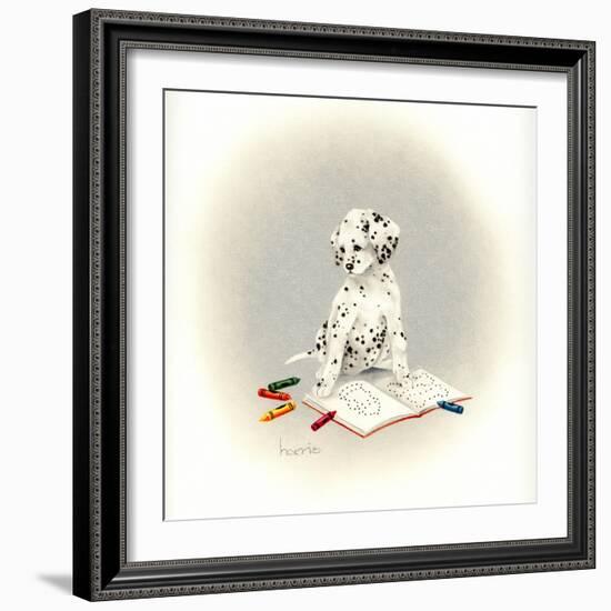 Dot to Dot-Peggy Harris-Framed Giclee Print